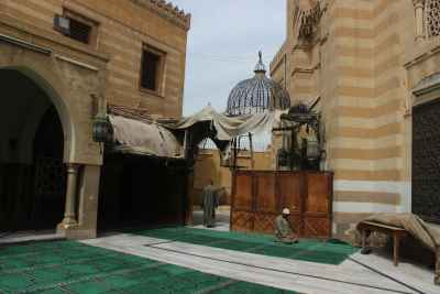 Al Sayyida Nafisa Mosque Courtyard Cairo Egypt