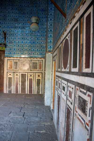 Blue-Tiled Wall of the Blue Mosque (Amir Aqsunqur Mosque) in Cairo 3