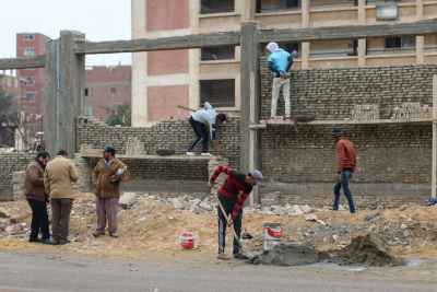 Brick Wall Construction – Cairo Winter 2017
