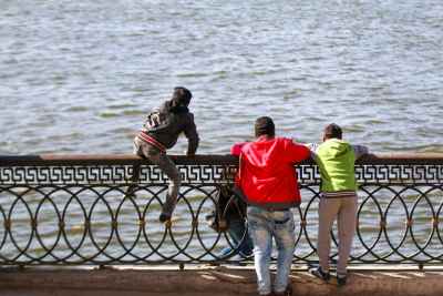 Children on Kasr el Nil Bridge During Eid el Fitr