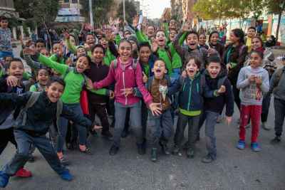 Egyptian Children Group on Sudan Street Cairo 2017