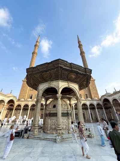 Courtyard Serenity at Mohamed Ali Mosque