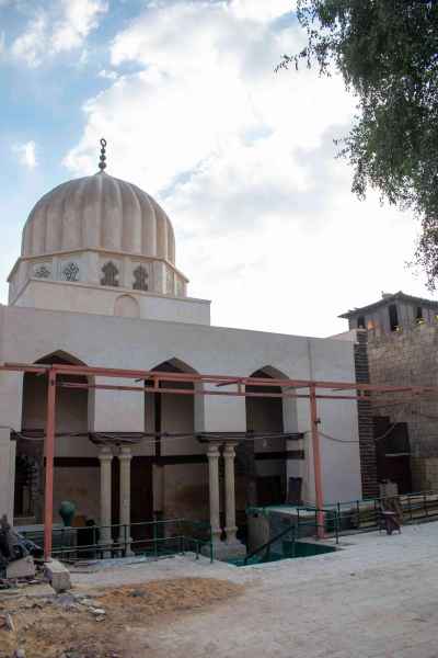 Domed Shrine Courtyard with Columns on Al-Ashraf Street in Cairo 2017