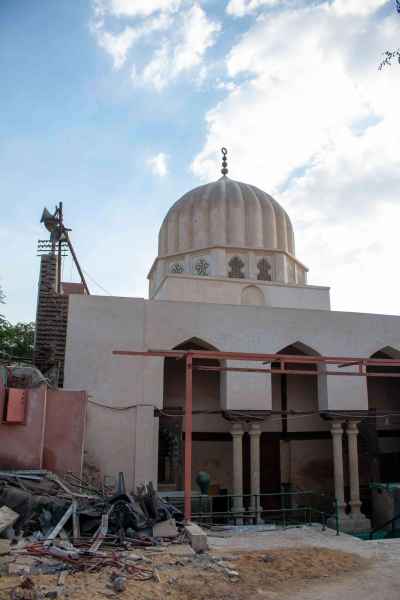 Domed Shrine Under Restoration on Al-Ashraf Street in Cairo 2017