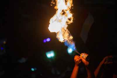 Flaming Aerosol Can, World Cup Celebration, Mohandessin Cairo