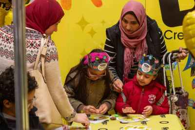 Children Crafts Activity at Cairo Family Event