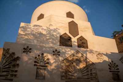 Historic Mosque Dome and Facade, Al-Ashraf Street Cairo