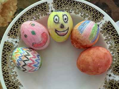Hand-Painted Eggs for Sham El-Nessim, Egypt