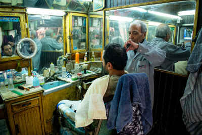 Traditional Egyptian Barber – “Hallaq” and “Al Mezayen” in Historic Cairo