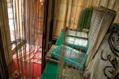 Quran Resting Inside a Maqam on Al-Ashraf Street in Cairo 2017