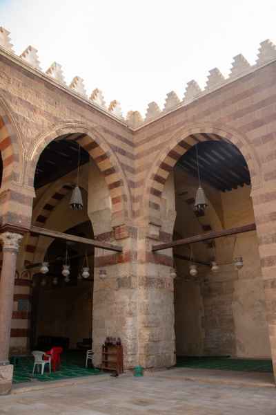 Side View of the Blue Mosque (Amir Aqsunqur Mosque) in Cairo 12