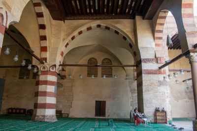 Side View of the Blue Mosque (Amir Aqsunqur Mosque) in Cairo 16