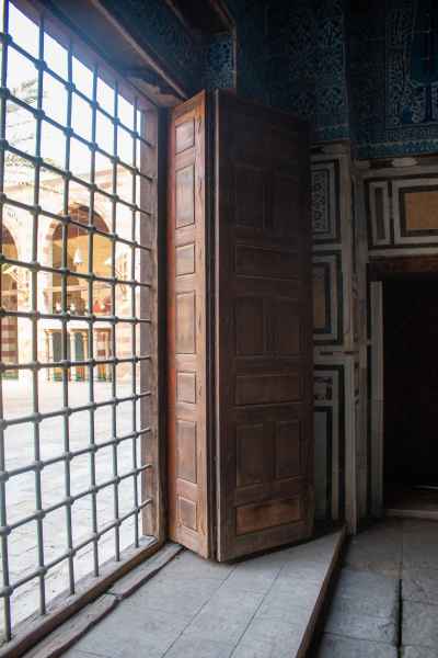 Side View of the Blue Mosque (Amir Aqsunqur Mosque) in Cairo 8
