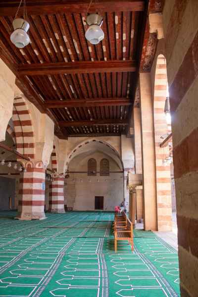 Side View of the Blue Mosque (Amir Aqsunqur Mosque) in Cairo 9
