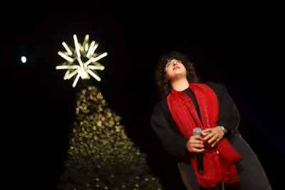 Singer Performing at a New Year Celebration – Cairo, Egypt