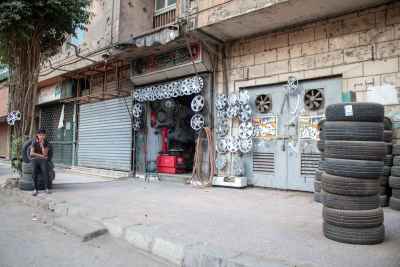 Tire Shop and Wheel Rims Store, Sudan Street Cairo