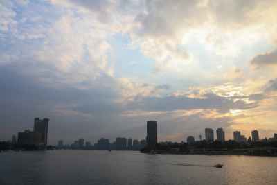 Sunset Boat Ride on the Nile — Cairo Skyline