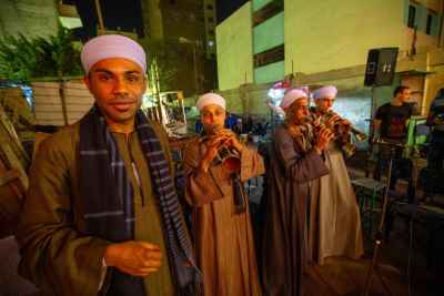Traditional Musicians Performing at Mulid el Sayyeda Zaynab 2017 -2