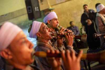 Traditional Musicians Performing at Mulid el Sayyeda Zaynab 2017 -4