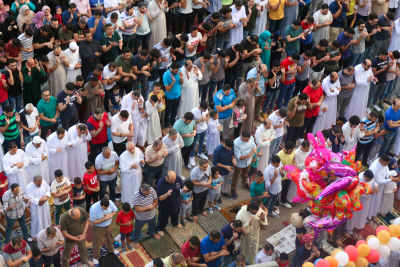 Eid Prayer Congregation, Amr Ibn Al-As Mosque, Old Cairo