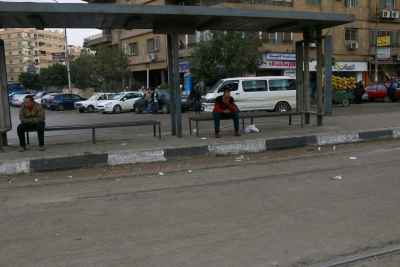 Waiting at the Old Tram Station, Heliopolis (Masr el Gedida) – Cairo 3