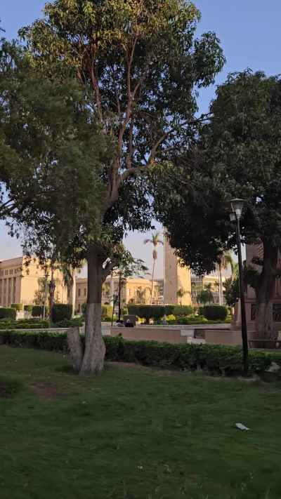 A walk through Cairo University Campus Green Gardens