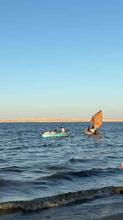 Fishermen on Boats, Al-Nours Beach Ismailia