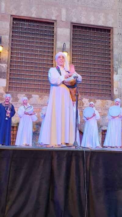 Tannoura Troupe Performance, Wikala Al-Ghouri Cairo