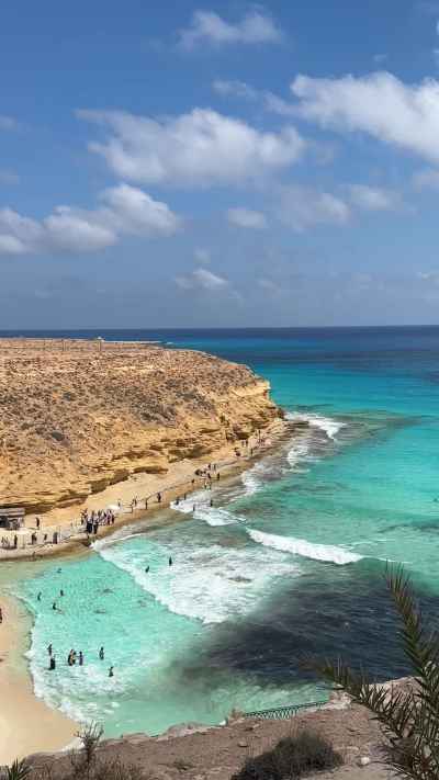 Turquoise Beach Cove, Marsa Matruh North Coast Egypt