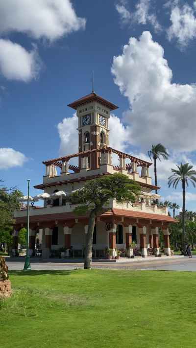 Clock Tower at Montazah Palace Gardens, Alexandria