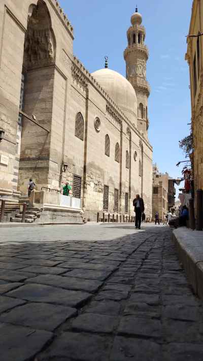 Al-Muizz Street Mosque Minaret Before Friday Prayer Cairo