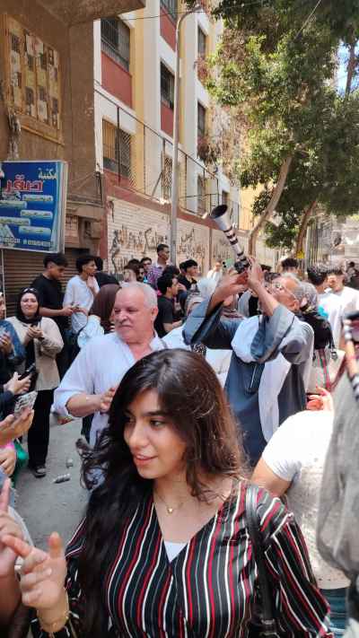 Thanaweya Amma Students Celebrate Final Exam Day, Cairo