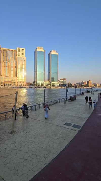 Zamalek Nile Corniche Waterfront Promenade Cairo
