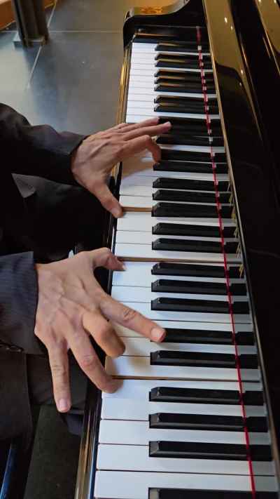 Pianist Playing Piano at City Stars Mall Cairo