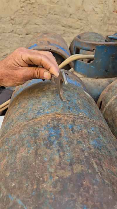 Gas Cylinder Vendor Announcing His Arrival