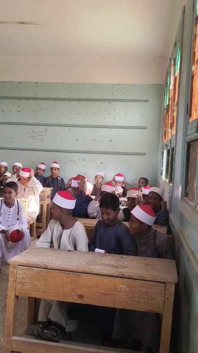 Al-Azhar School Students Classroom, Qena Upper Egypt