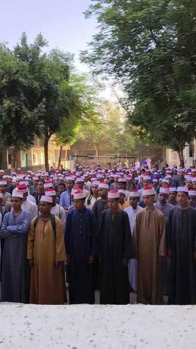 Al-Azhar School Morning Assembly, Qena Upper Egypt