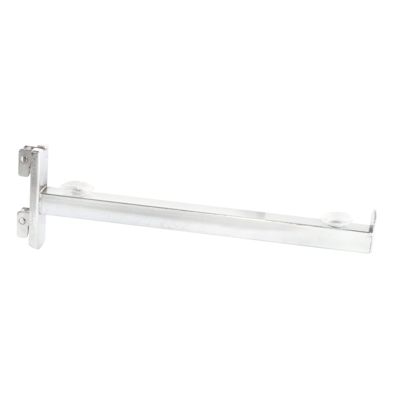Soporte para vidrio para perfil doble perforado 18x18 mm