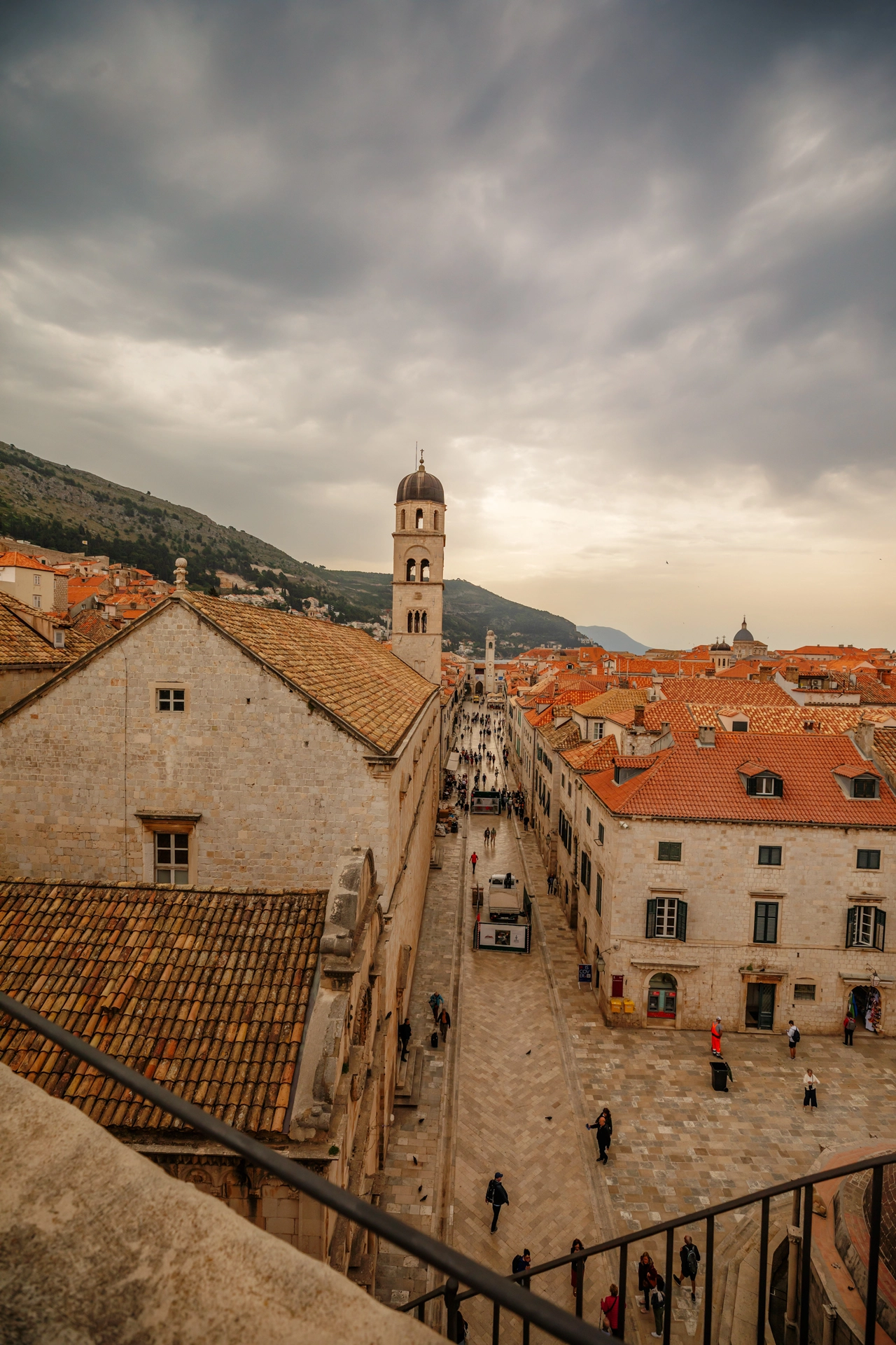 Overlooking Dubrovnik's Towering City