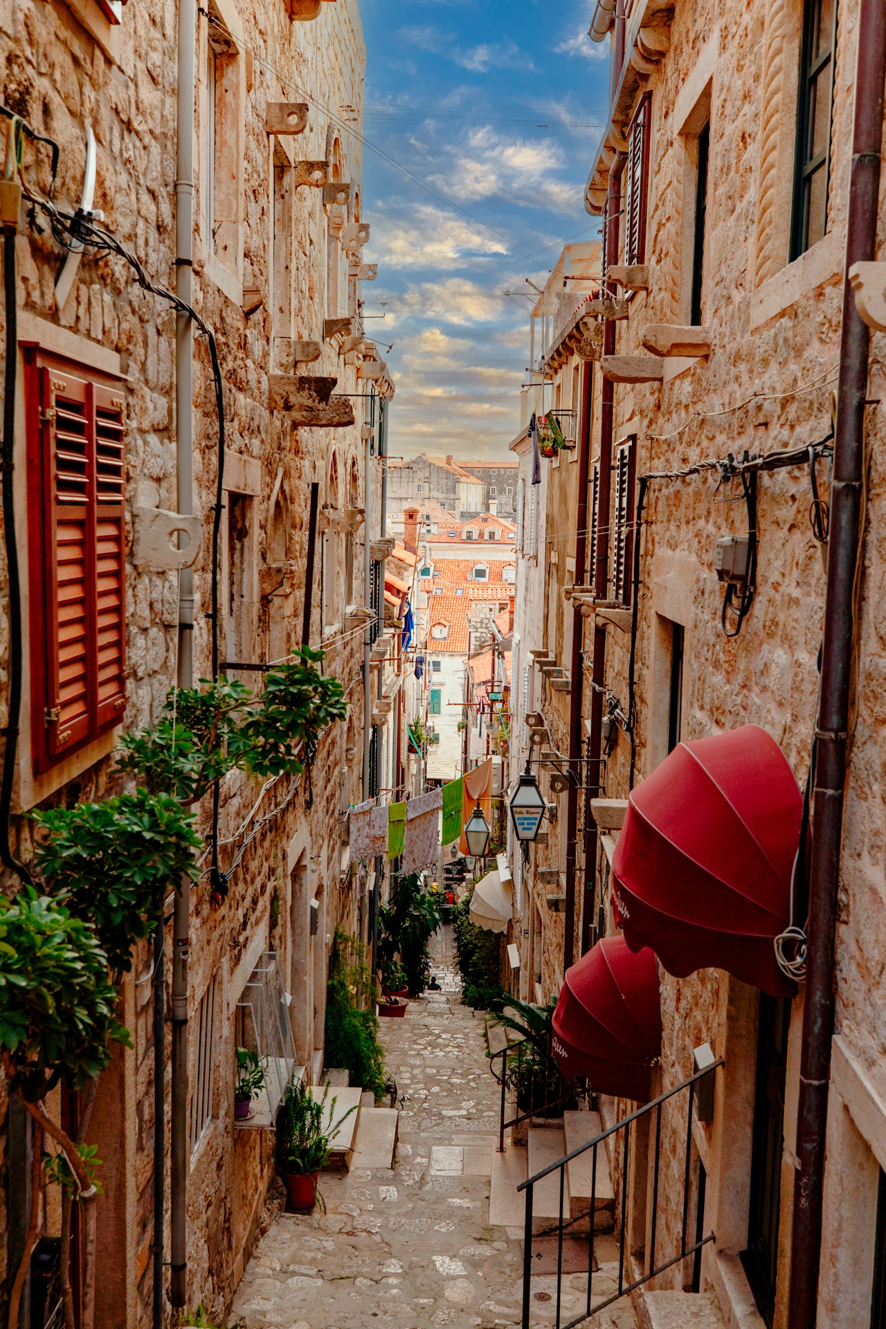 Charming Alleyway in Dubrovnik's Old Town