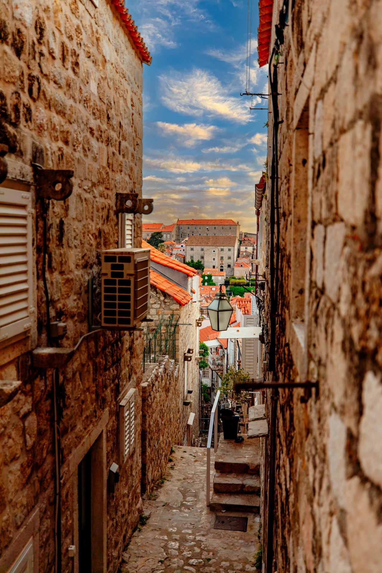 Charming Alleyway in Dubrovnik's Old Town
