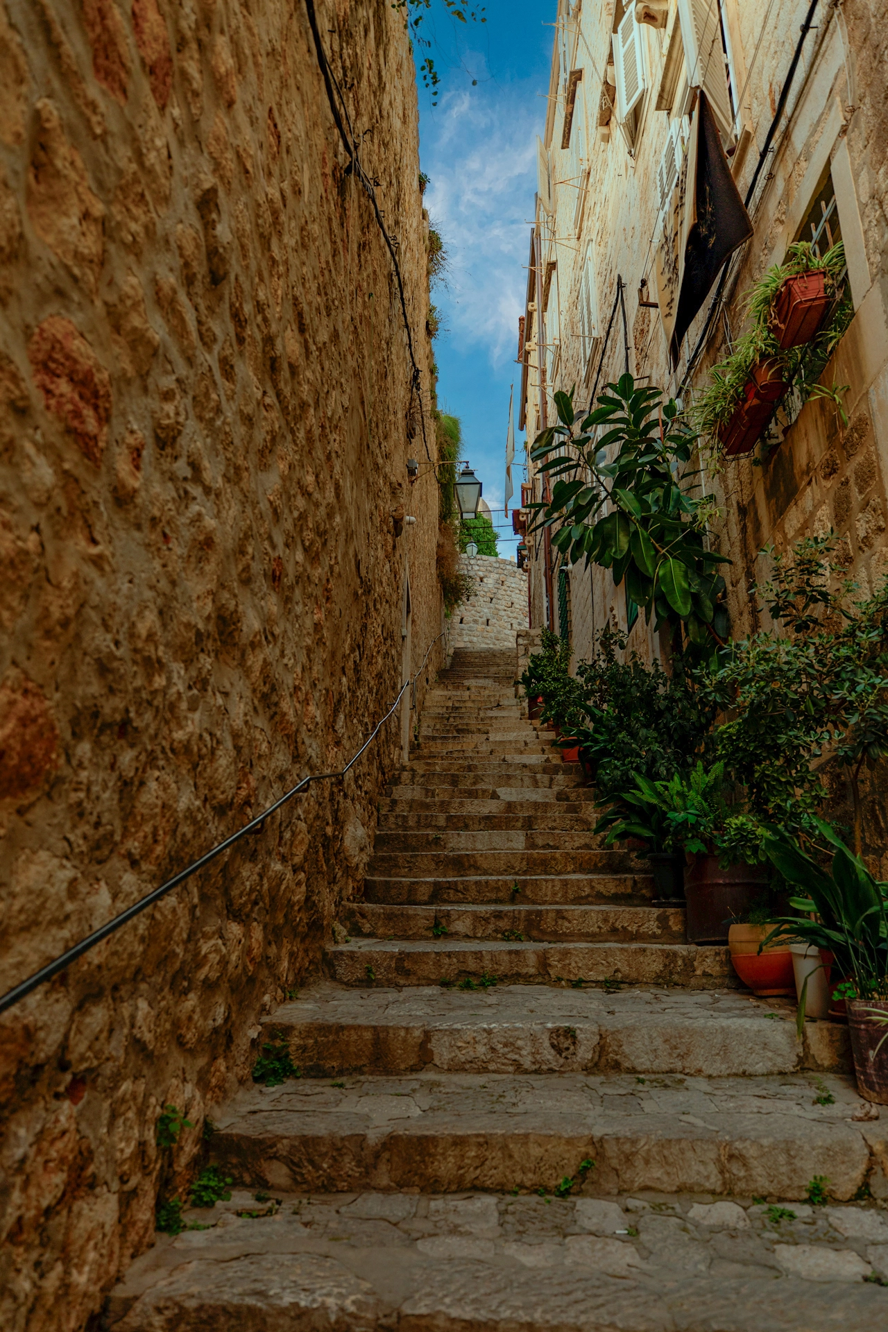 Charming Alleyway in Dubrovnik's Old Town