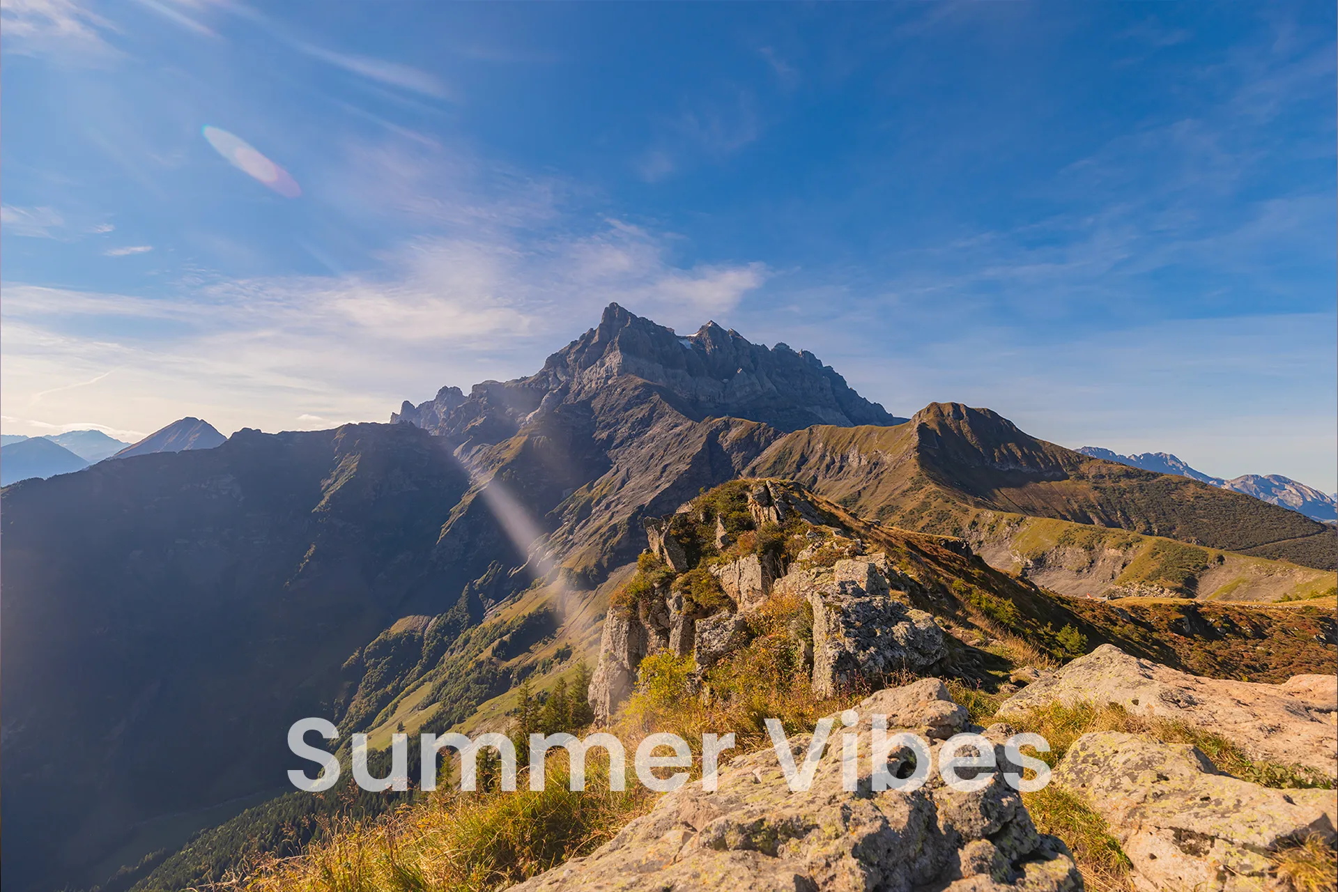 Swiss Alps in Summer