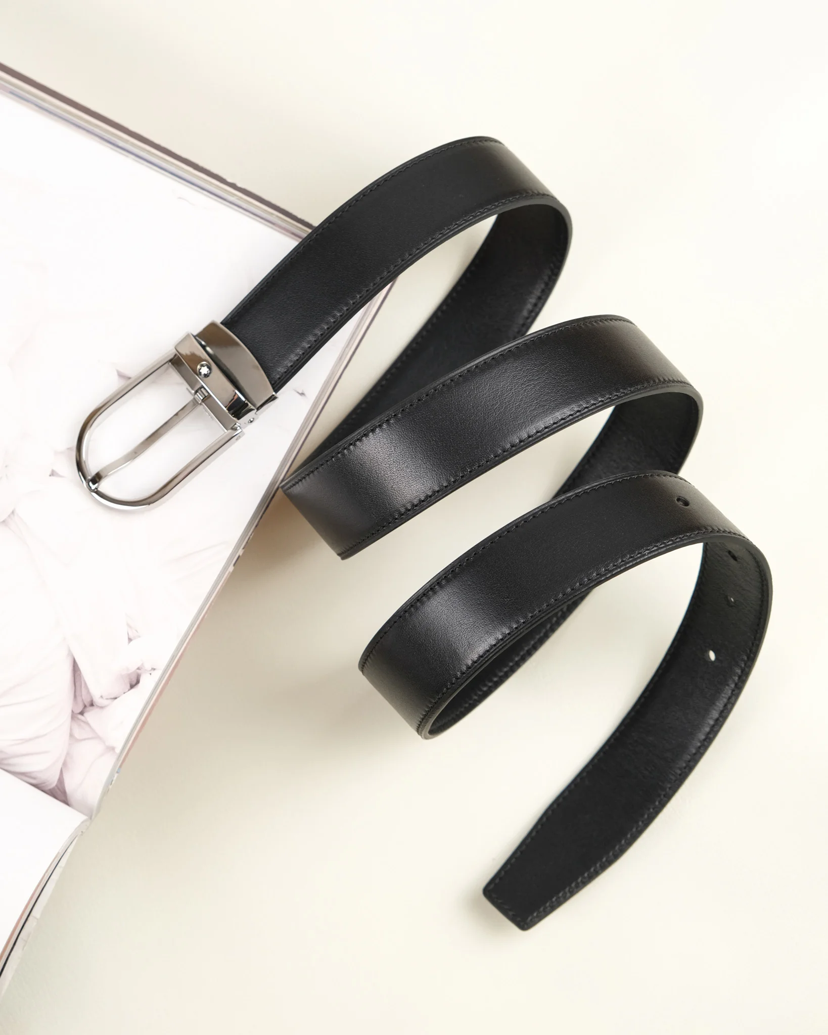 Ảnh Studio Dây lưng da Boxcalf dành cho nam - Koi Leather