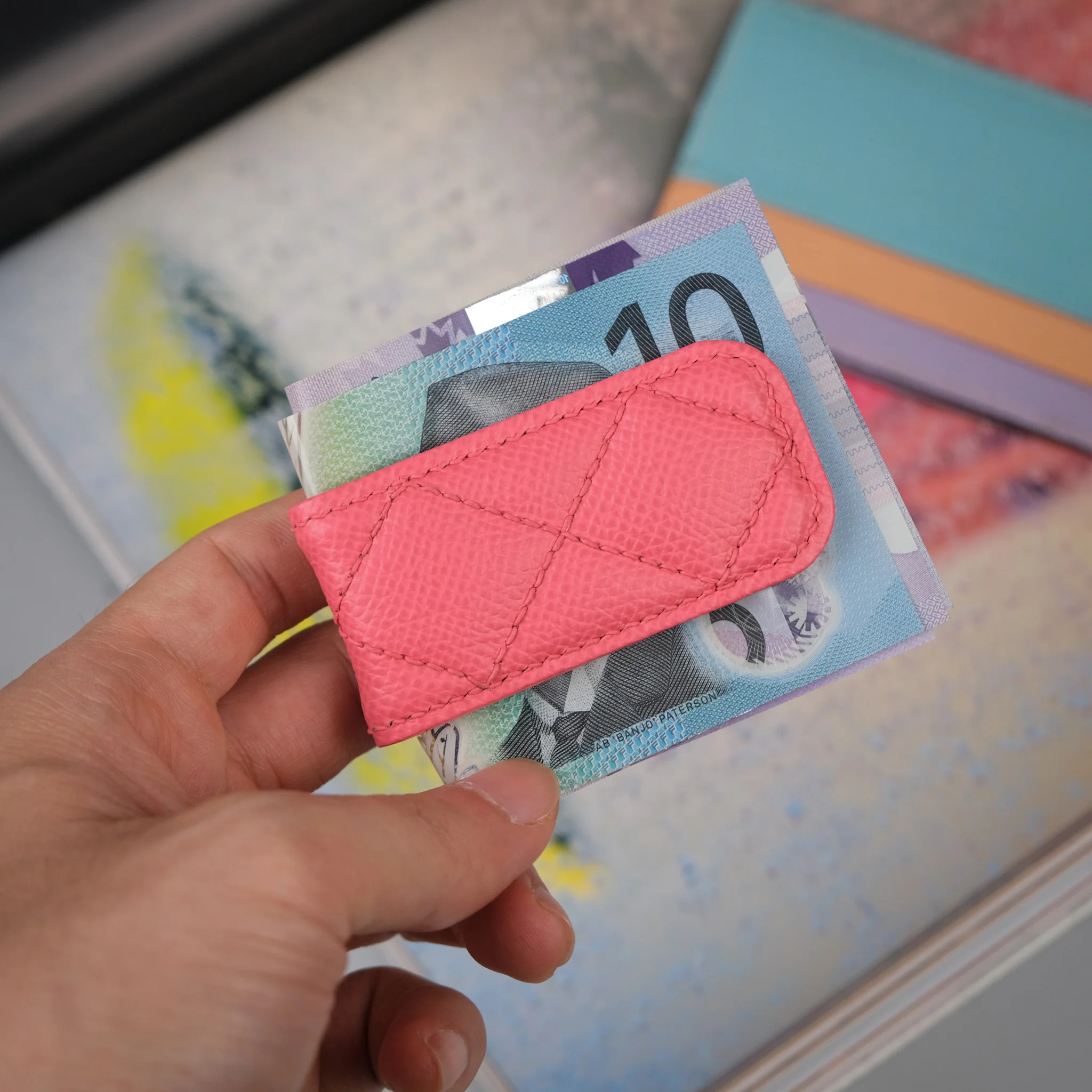 Ảnh Studio Money Clip - Koi Leather