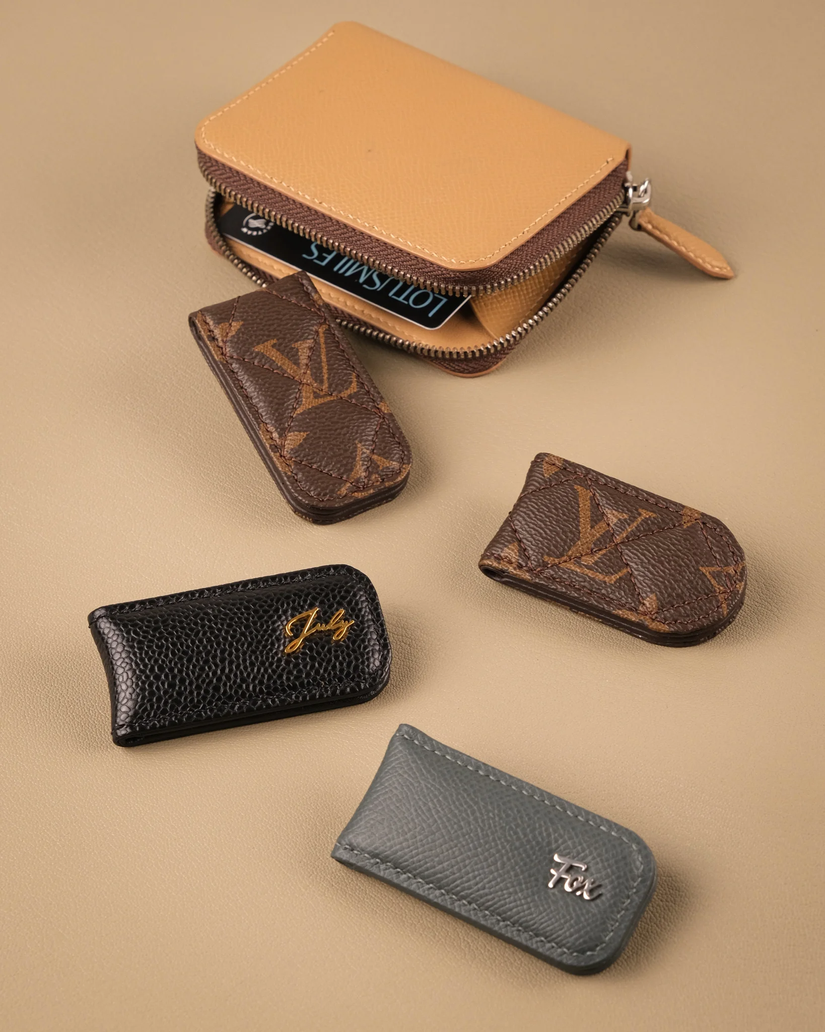 Ảnh Studio Money Clip - Koi Leather