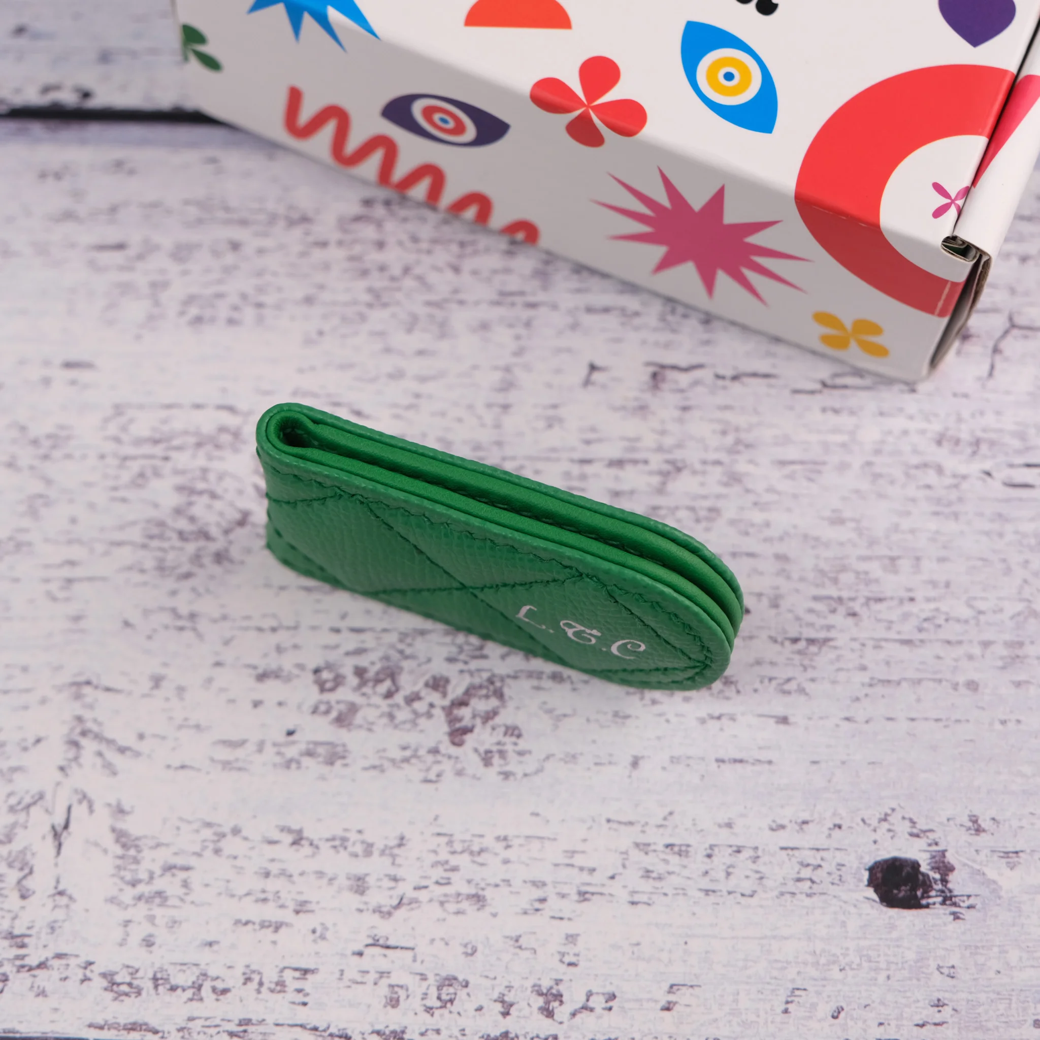 Ảnh Studio Money clip Epsom - Koi Leather