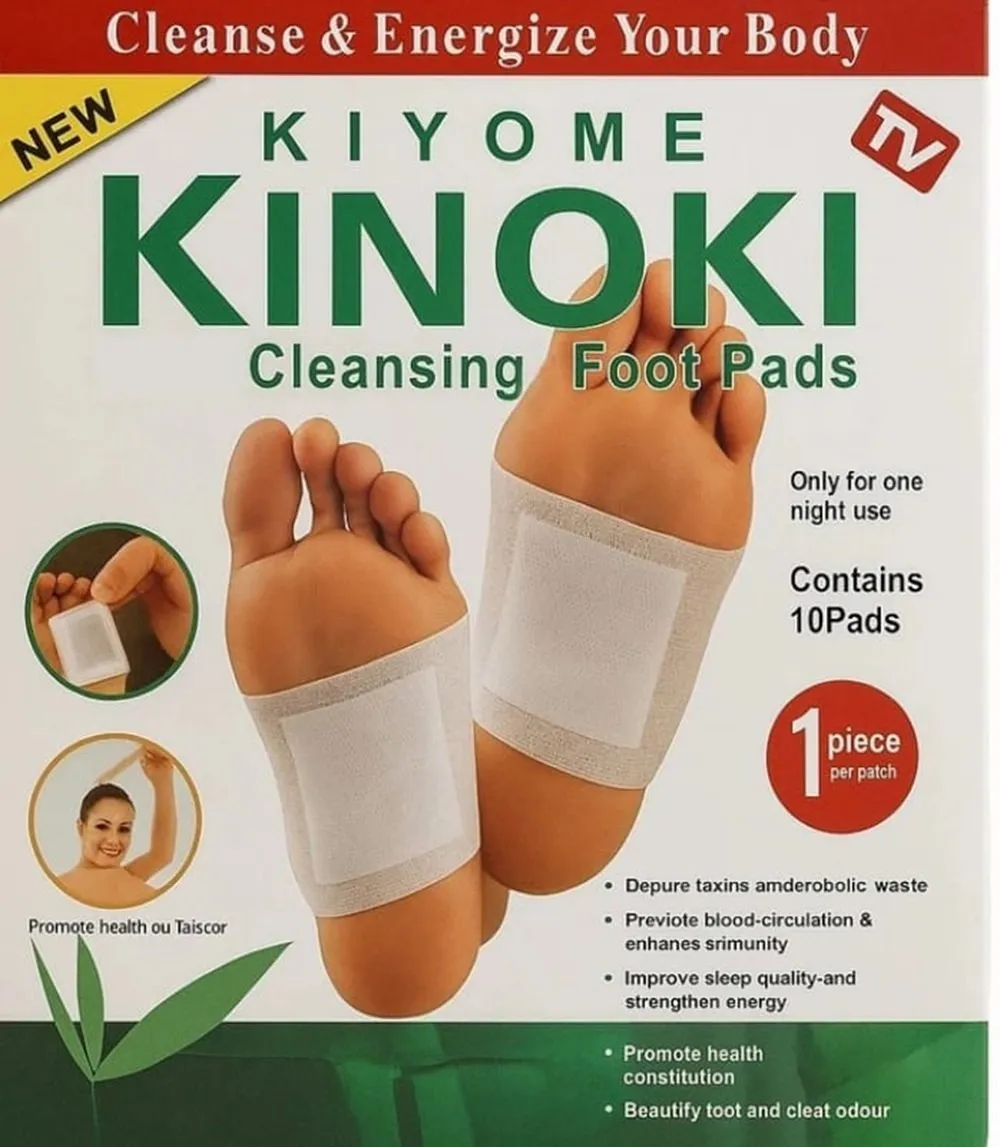 (6 প্যাকেট=6০ পিস) Kinoki Detox Foot Pads