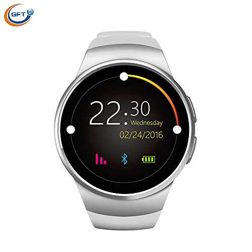Smart Watches GFT MTK2502C KW18 Alarm Clock SmartWatch Bluetooth