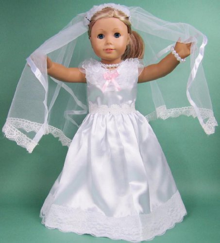 American Girl Doll Clothes Communion Dress